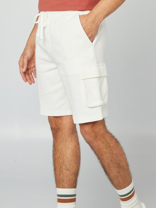 Bermuda en molleton léger multipoches - Kiabi