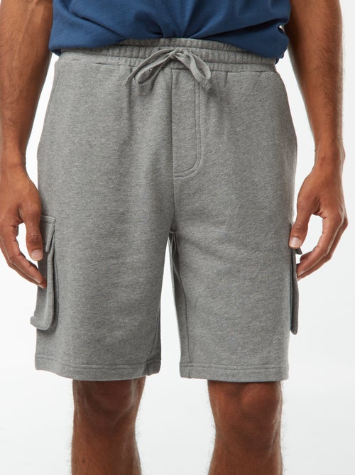 Bermuda en molleton léger multipoches - Kiabi