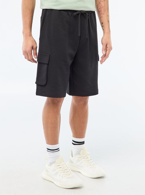 Bermuda en molleton léger multipoches - Kiabi