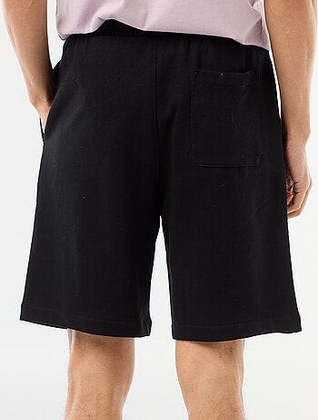 Bermuda en molleton léger uni