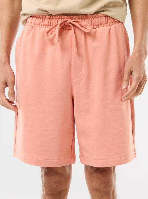 Bermuda en molleton léger uni - Kiabi