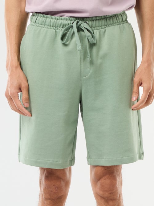 Bermuda en molleton léger uni - Kiabi