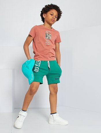 Bermuda en molleton style sport