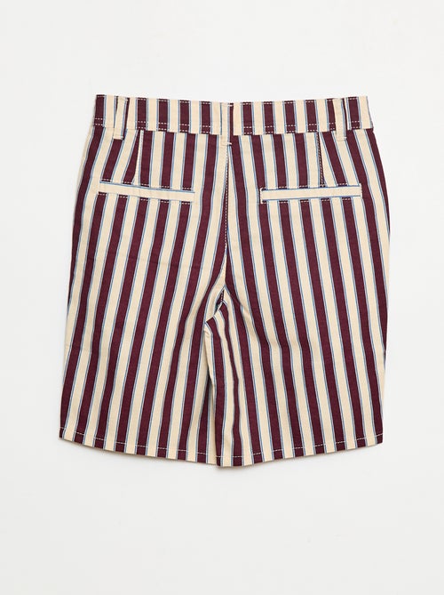 Bermuda en oxford ajustable - Kiabi