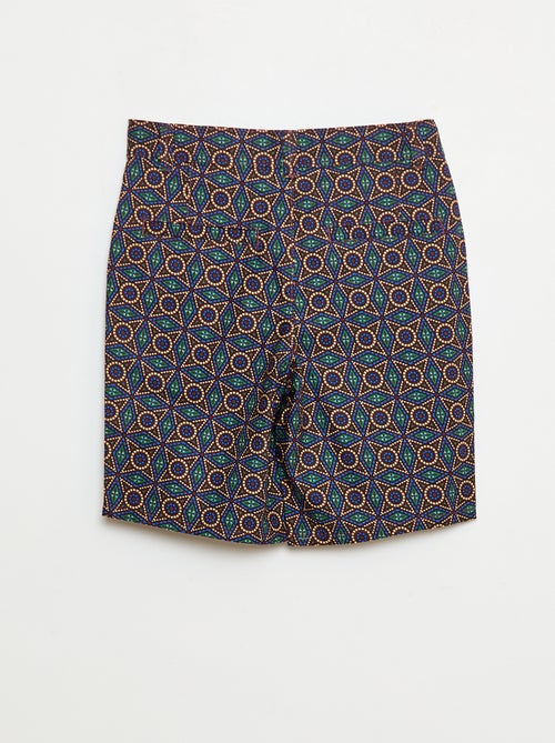 Bermuda en oxford ajustable - Kiabi