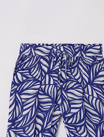 Bermuda en tissu créponné pure viscose - Damart