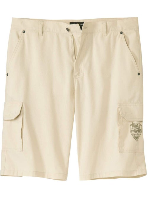 Bermuda en toile 2 poches cargo - atlas for men - Kiabi Bermuda en toile 2 poches cargo - atlas for men - Kiabi