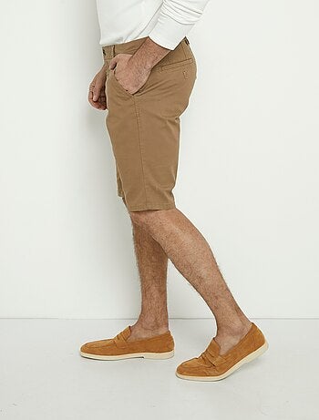 Bermuda en toile de coton extensible - AFIBEL