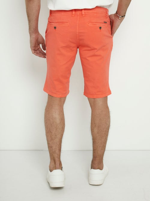 Bermuda en toile de coton extensible - AFIBEL - Kiabi