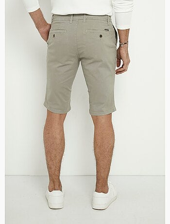 Bermuda en toile de coton extensible - AFIBEL