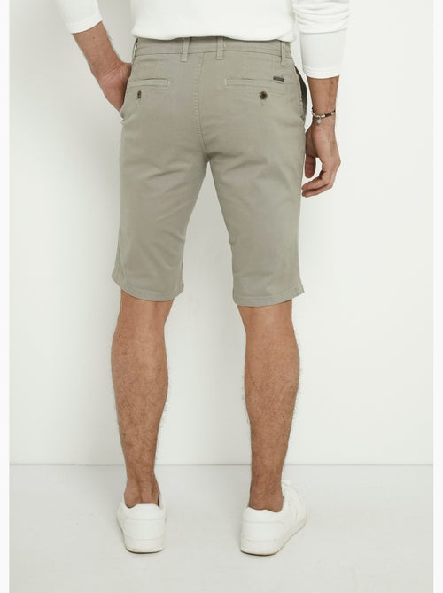 Bermuda en toile de coton extensible - AFIBEL - Kiabi