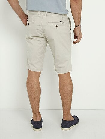 Bermuda en toile de coton extensible - AFIBEL