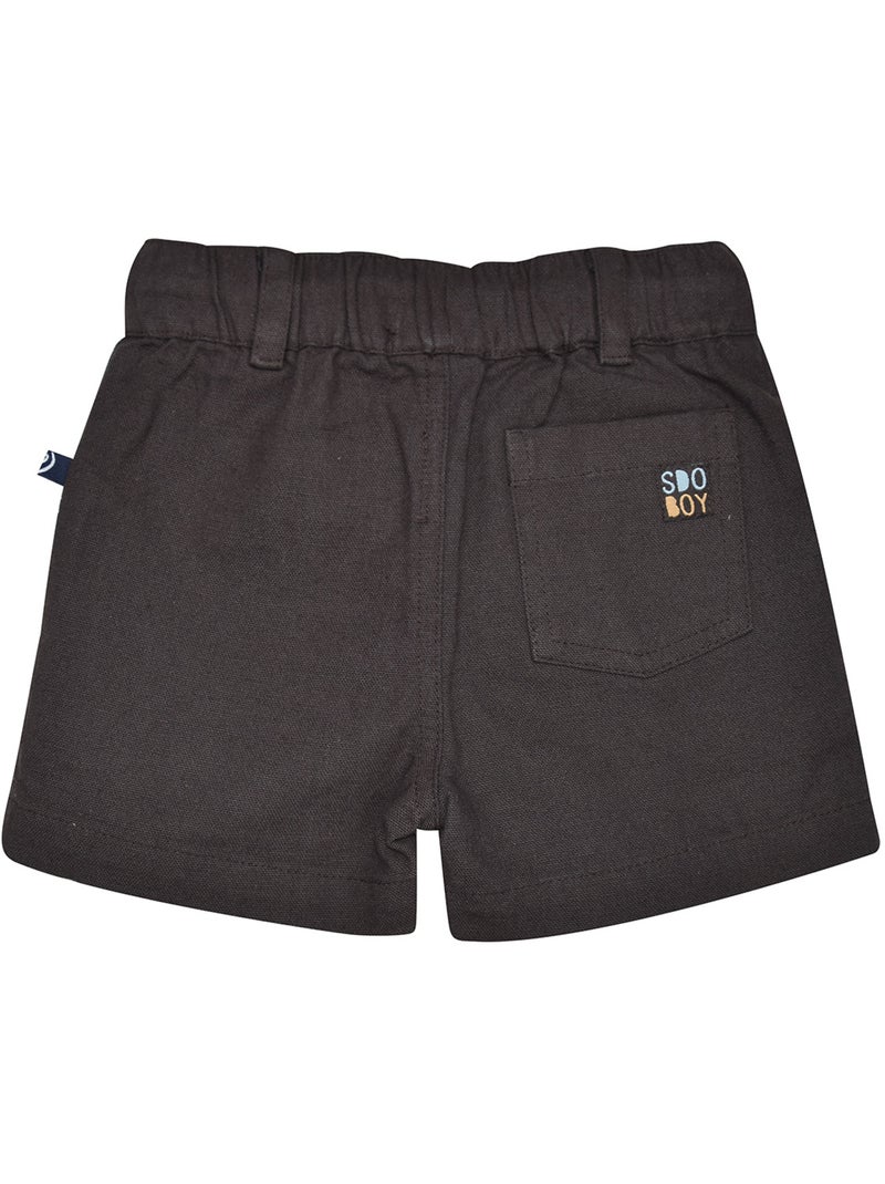 Bermuda en toile nattée Rapha Gris - Kiabi