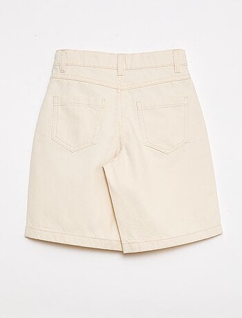 Bermuda en twill 5 poches