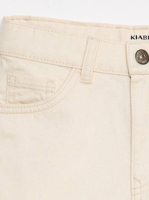 Bermuda en twill 5 poches - Kiabi