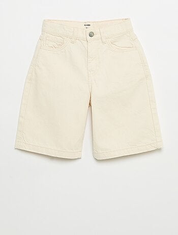 Bermuda en twill 5 poches