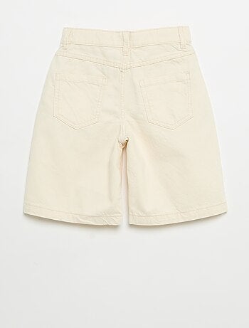 Bermuda en twill 5 poches