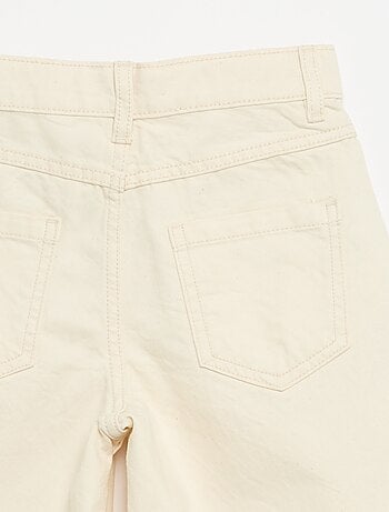 Bermuda en twill 5 poches