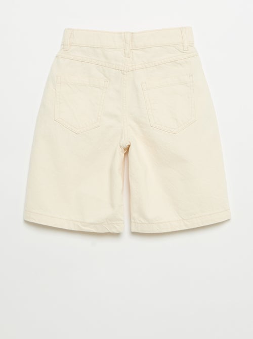 Bermuda en twill 5 poches - Kiabi Bermuda en twill 5 poches - Kiabi