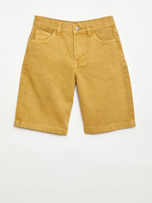 Bermuda en twill 5 poches - Kiabi
