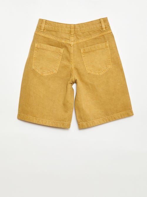 Bermuda en twill 5 poches - Kiabi