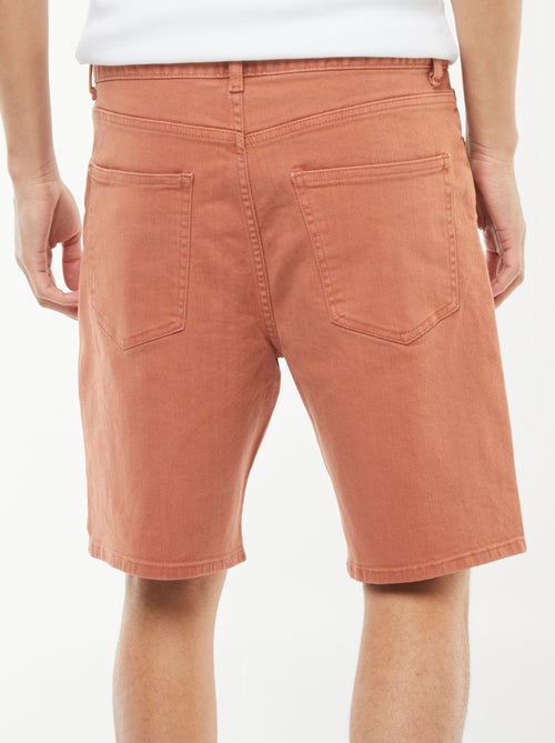 Bermuda en twill à 5 poches - Kiabi