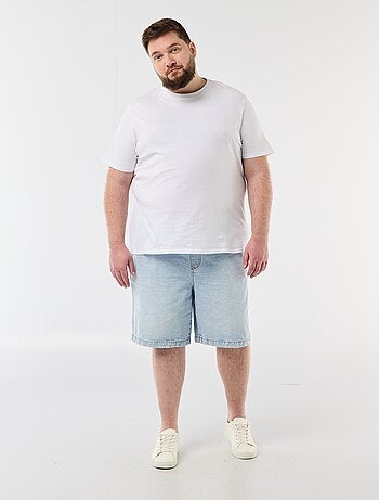 Bermuda en twill avec cordons de serrage