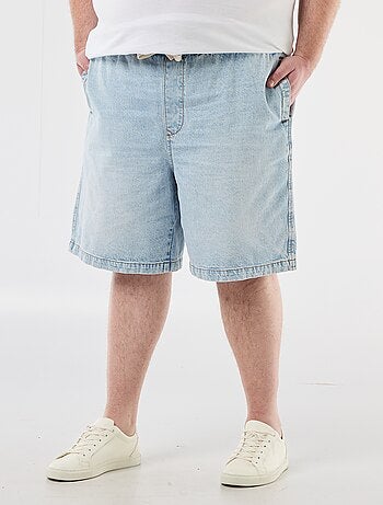 Bermuda en twill avec cordons de serrage