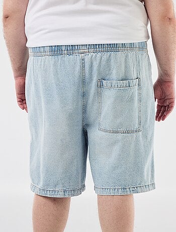 Bermuda en twill avec cordons de serrage