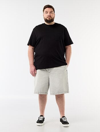 Bermuda en twill avec cordons de serrage