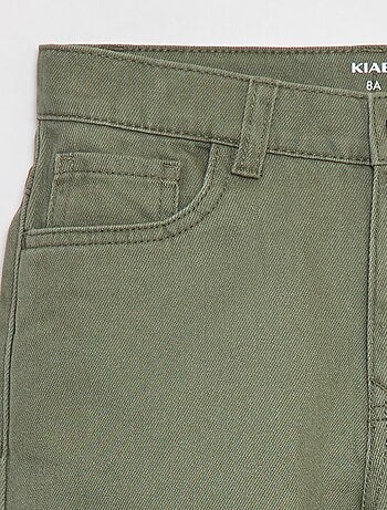 Bermuda en twill coupe loose