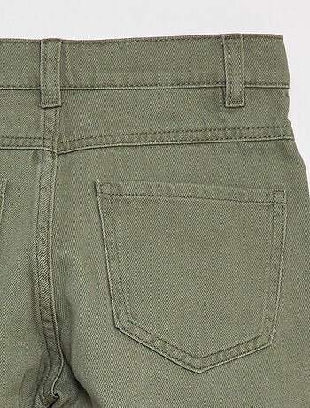 Bermuda en twill coupe loose
