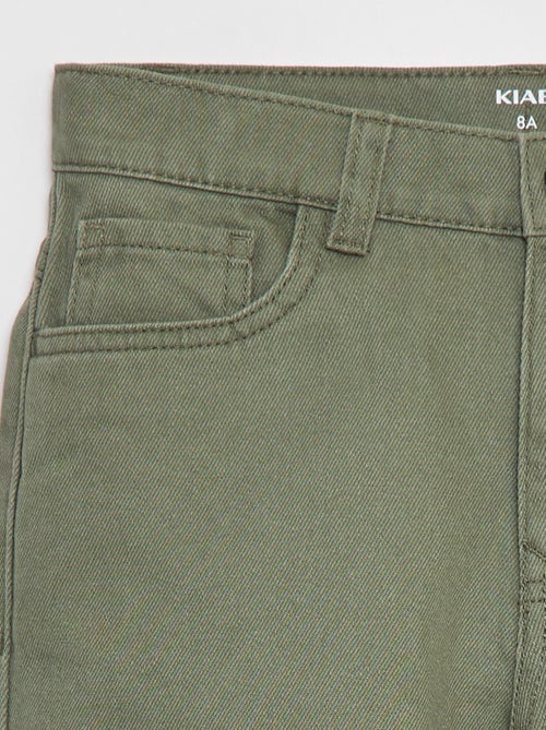 Bermuda en twill coupe loose - Kiabi