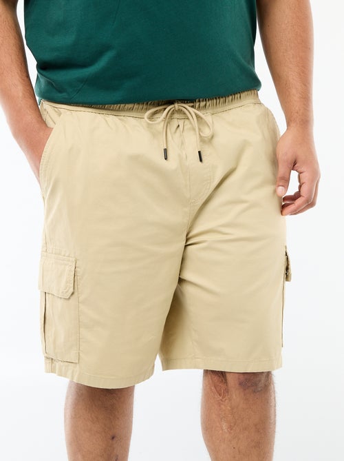 Bermuda en twill multipoches - Kiabi