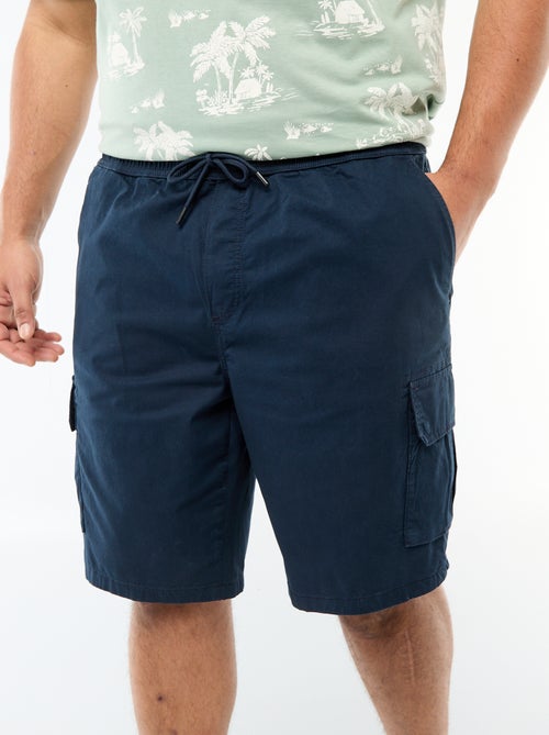 Bermuda en twill multipoches - Kiabi