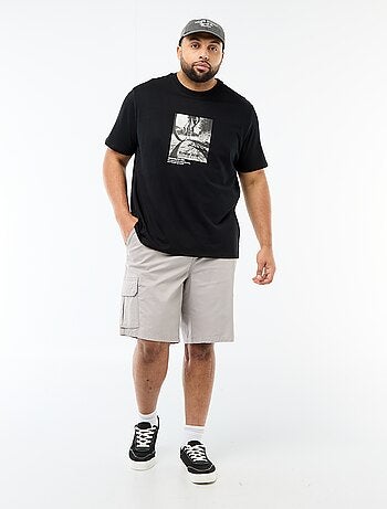 Bermuda en twill multipoches