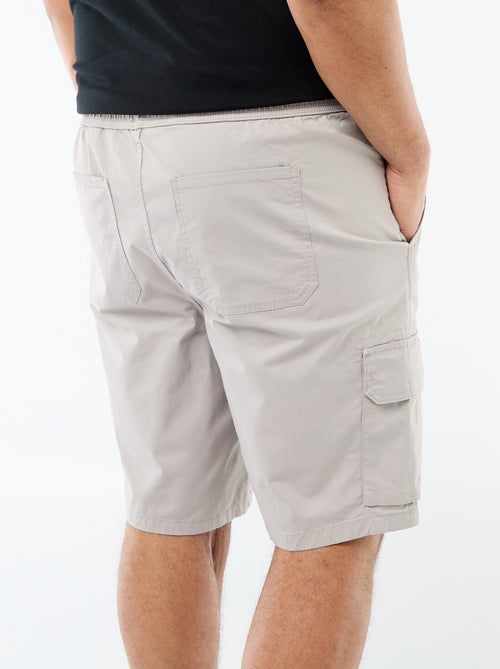 Bermuda en twill multipoches - Kiabi