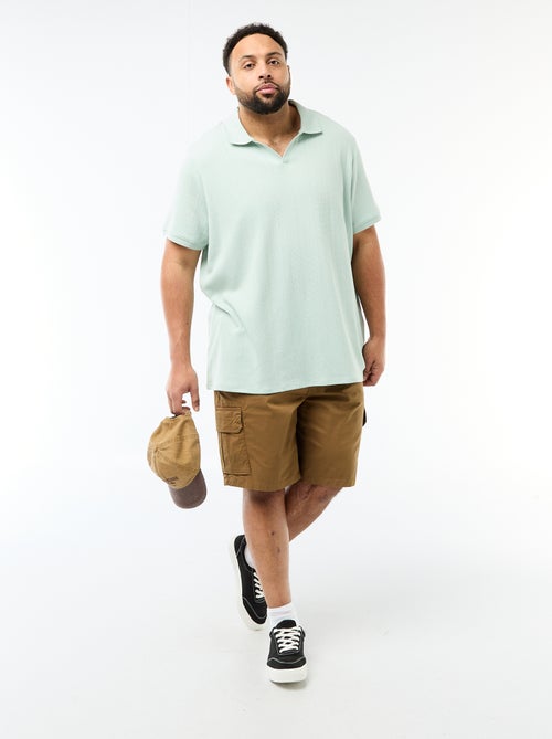 Bermuda en twill multipoches - Kiabi