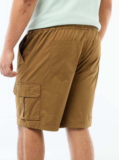 Bermuda en twill multipoches - Kiabi