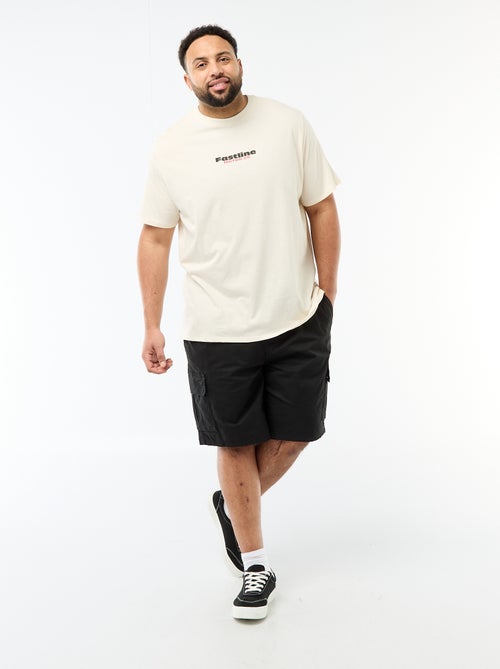 Bermuda en twill multipoches - Kiabi