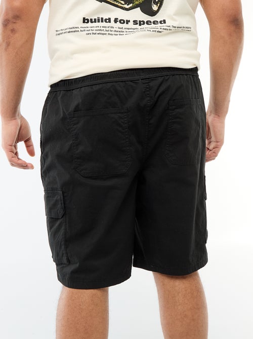 Bermuda en twill multipoches - Kiabi