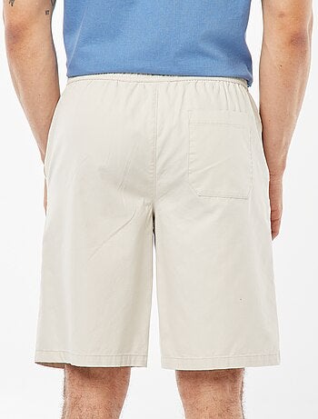 Bermuda en twill uni