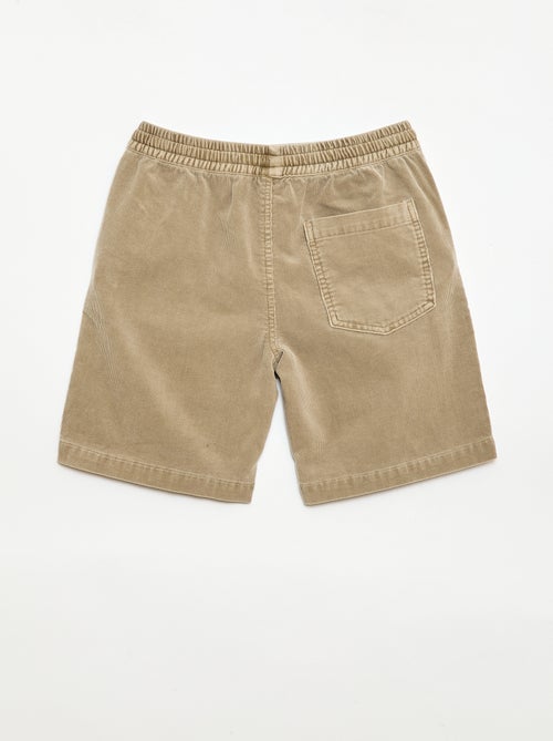 Bermuda en velours côtelé - Kiabi