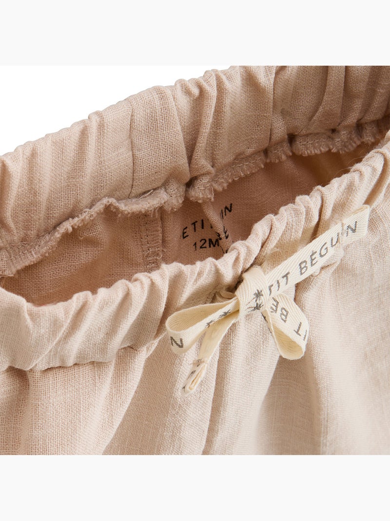Bermuda enfant Auguste Beige sable - Kiabi