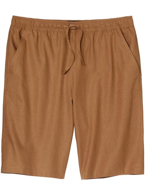 Bermuda Estival Lin et Coton   - ATLAS FOR MEN - Kiabi