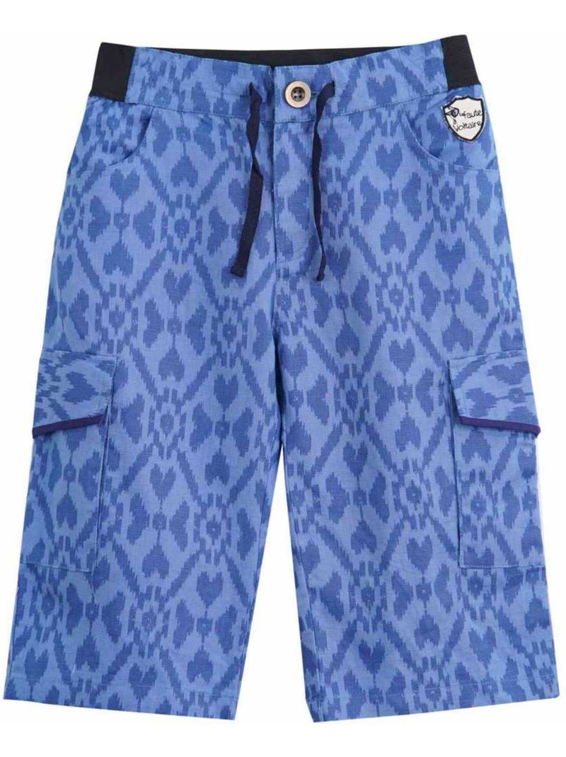 Bermuda  Été  Tie and Dye  ARCACHON - La Faute à Voltaire Bleu - Kiabi