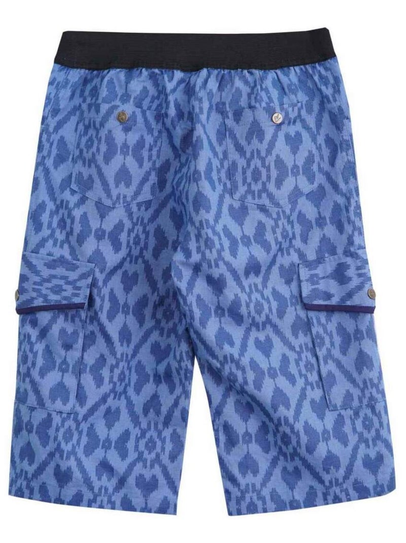 Bermuda  Été  Tie and Dye  ARCACHON - La Faute à Voltaire Bleu - Kiabi