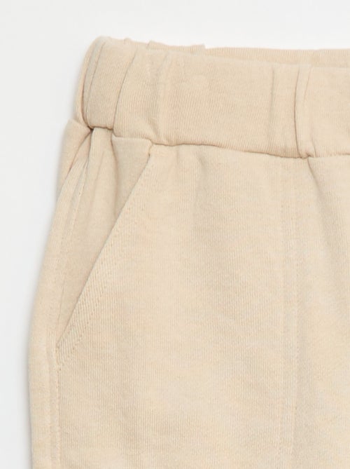 Bermuda fluide en french terry - Kiabi