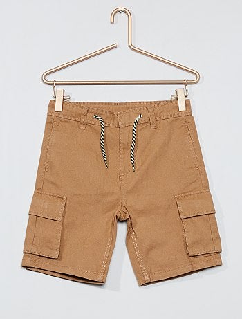 Bermuda forme cargo en twill