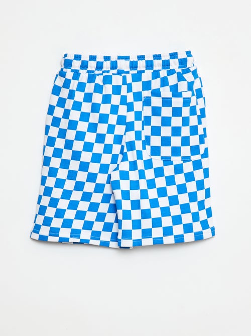 Bermuda french terry imprimé - Kiabi